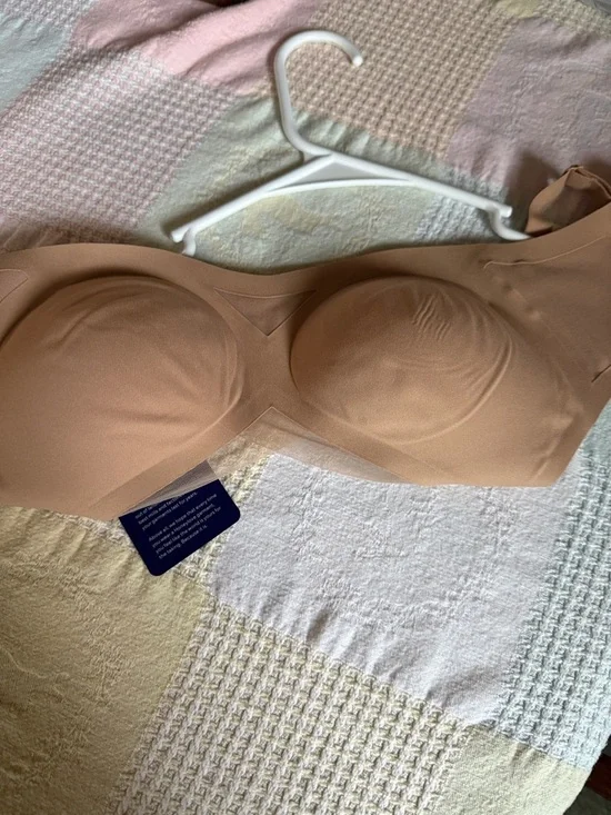 Honeylove Nude Seamless Wireless Comfort Bra Brand new with tags XS 32B/C - Picture 7 of 7